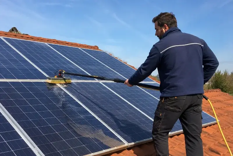 Nettoyage et entretien de panneaux solaires à Cordemais